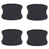 WORCAS 4Pcs Car Door Handle Protective Films,Universal 3D Carbon Fiber Car Door Handle Paint Protection Film for Grip Recesses(S)