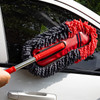 Soft Microfiber Car Duster Exterior Scratch Free Multipurpose Duster with Extendable Handle Duster for Car, Truck, SUV, RV and Motorcycle