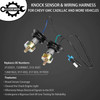 Dual Knock Sensors with Wiring Harness Kit | Knock Sensor 5.3 for Chevy Suburban Silverado Avalanche Tahoe, GMC Sierra Yukon, Cadillac Hummer & More
