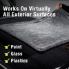 ExoForma Mega Car Drying Towel - Holds Up to 9 lbs, No Streaks, Scratches, or Water Spots | 1200 GSM Microfiber Double Twist Pile & Edgeless Design,