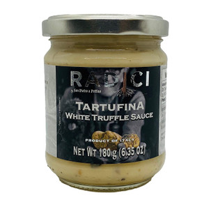 Tartufina Bianca, White Truffle Sauce, 6.35 oz (180 g), Gourmet Sauce, Condiments, Imported from Italy (Umbria)