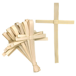 VILLAGE GIFT IMPORTERS Dried Palm Sunday Crosses | Pack of 25 | African Outreach Pre-Made Palm Crosses | for Palm Sunday Church Services | Christian