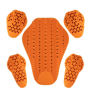 PSLER Full CE Level 2 Certified Motorcycle Armor Back Pad, Elbow and Shoulder Protection Pads Set for Motorcycle Jackets, 5PCS