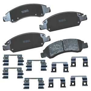 Bendix Premium SBC1363 Ceramic Front Brake Pads for select Cadillac Escalade, ESV, EXT, XTS, Chevrolet Avalanche, Cheyenne, Express 1500, Silverado,