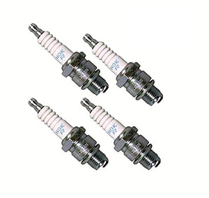 NGK Spark Plug BR8ES For Motorcycle, Marine, ATV and more - Copper Core, Nickel Electrode - Set of 4