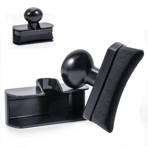 Car Tire Shine Applicator,Vegan Tire Shine Applicator with Curved Brush Head - Large Automotive Tire Dressing Applicator Brush with Storage Stand for