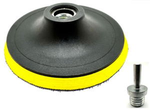 Pro-Graad 6" Hook and Loop Backing Plate for Soft Wool Polishing Buffering Pads, Backer Pad with 5/8-11 (5/8 inch TPI), 6 inch Backup Pads for use w