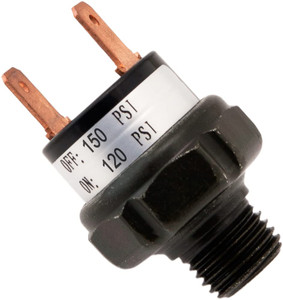 Vixen Horns 120-150 PSI Air Pressure Switch Tank Mount Type 1/4" NPT 12V/24V for Train/Air Horn VXA7150