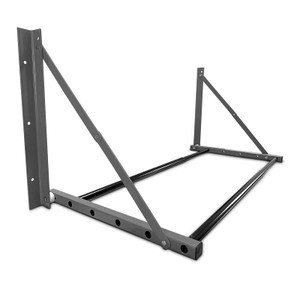 ROBLOCK Adjustable Tire Rack Wall Mount for Garage, Folding Wheel Spare Tire Carriers with Heavy Duty Steel, Adjustable Length(32"-48"), Grey