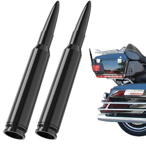Tecreddy Short Motorcycle Antenna for Harley Davidson 1989-2025 Touring Street Glide/Road Glide/Electra Glide/Ultra Classic | Enhanced AM/FM Signal R