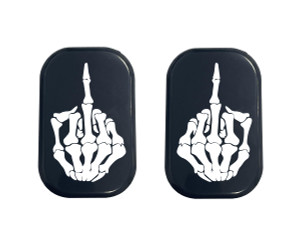 Kustom Cycle Parts Flip Off Antenna Hole Plug. Fits 2006 to 2023+ Harley Touring. Road Glide, Street Glide, Road King