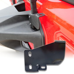 ZORASEN CB Antenna Mount Bracket Flag Holder Fit for Jeep Wrangler JL 2018 2019 2020 2021 2022 2023 2024