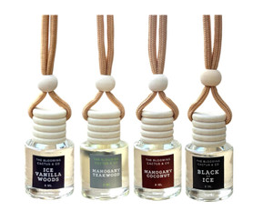 4 Pack Air fresheners | Long lasting car air fresheners, Hand-made in USA | Small room diffuser | Small Business Woman Owned. (8 ml Fresh & Earthy Pa