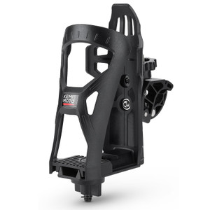 KEMIMOTO ATV Cup Holder, Upgraded Motorcycle Drink Holder Handlebar, Water Bottle Holder Mount with 0.6-1.56 Metal Clamp for Scooter Bike Boat Stro