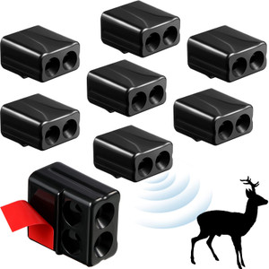 Frienda 8 Pieces Deer Whistle Avoids Collisions, Deer Whistles for Car Warning Devices Animal Alert for Cars and Motorcycles