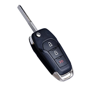 MechanMagic Flip Key Fob Replacement Compatible for Ford F-150 F-250 F-350 2015-2022 Explorer (2016-2022) F-350 F-450 Ranger Ecosport Bronco Ignition