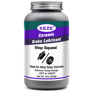 Keze High Temp Ceramic Brake Caliper Grease and Pin Parts Lubricant for Auto Break Sliding Pin Pad,Prevents Seizing Stops Squeaking with Brush Top Ca