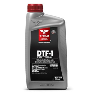 TRIAX DTF-1 Professional Transfer Case Fluid Full Synthetic, Lifetime Fill, All Season Down to -60 F, Compatible with BMW Xdrive, Audi/VW Quattro, Ra