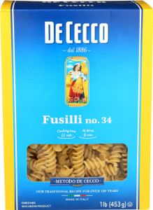 De Cecco, Fusilli #34, 16 Ounce