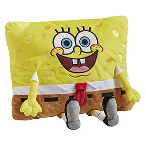 Pillow Pets 16 inch Spongebob Squarepants Stuffed Animal, Nickelodeon Plush Toy Gift for Kids