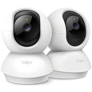 Tapo 2K Pan/Tilt Security Camera for Baby Monitor, Dog Camera w/Motion Detection, 2-Way Audio Siren, Night Vision, Cloud&SD Card Storage, Works w/Ale