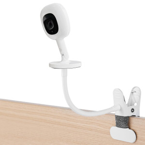 iTODOS Baby Monitor Mount Compatible with Nanit Pro Smart Baby Monitor & Flex Stand Baby Monitor, 8inches Flexible Arm Monitor Mount,Attach Your Baby