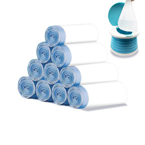 150 Pack Portable Travel Potty Chair Liners Bags Universal with Drawstring Training Toilet Seat Potty Bags Disposable Cleaning Bag for Kids Toddlers