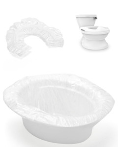 50 Pcs Potty Liners for Summer Infant My Size Potty Pro - Disposable Potty Bags with Elastic Fit, Leakproof & Easy Clean, Fits Most Potty Chairs, Tra