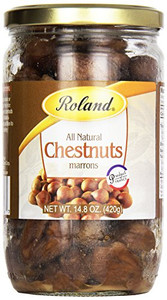 Roland Foods Roasted Chestnuts, 14.8 Ounce Jar, Pack of 1