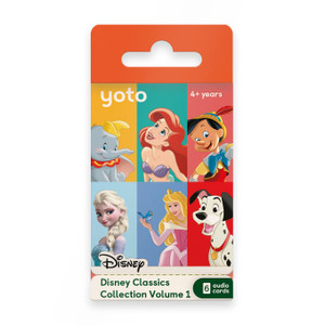 YOTO Disney Classics Collection: Vol. 1  Kids 6 Audio Cards for Use with Player & Mini All-in-1 Audio Device, Educational Screen-Free Listening with