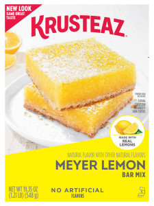 Krusteaz Meyer Lemon Bar Mix, Made with Real Lemons, 19.35 Ounce (Pack of 12)