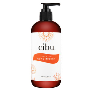 CIBU Curl + Coil Conditioner Cleanses, Hydrates, Revitalizes, Detangles & Preserves Natural Curl + Coil for Frizz-Free Smooth Manageable Hair (Condit