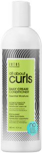 ALL ABOUT CURLS Daily Cream Conditioner Essential Moisture for All Curly Hair Types | Strengthens | 3X Resistance to Breaking | Cruelty-Free & Sulfat