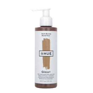 dpHUE Gloss+, Dark Blonde - 6.5 oz (8-12 Applications) - Semi-Permanent Hair Color & Conditioner - Lasts Up to Eight Washes - Paraben, SLS & SLES Sul