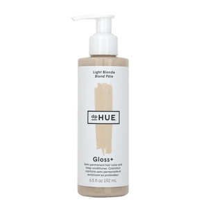 dpHUE Gloss+, Light Blonde - 6.5 oz (8-12 Applications) - Semi-Permanent Hair Color & Conditioner - Lasts Up to Eight Washes - Paraben, SLS & SLES Su