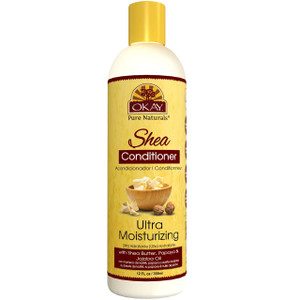Okay Ultra Moisturizing Shea Conditioner Helps Hydrate,Moisturize,and Soften Hair Sulfate,Silicone,Paraben Free For All Hair Types and Textures Made