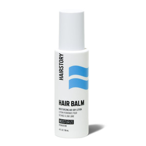 Hairstory Hair Balm, Moisturizing Air Dry Lotion, Leave In Conditioner Cream for All Hair Types, Adds Softness & Shine, Smooths Frizz, Defines Waves