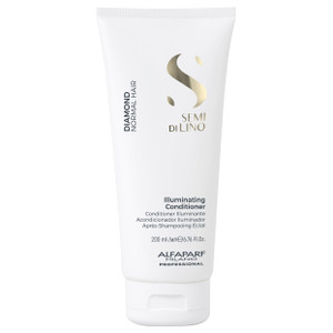 Alfaparf Milano Semi di Lino Diamond Shine Illuminating Hair Conditioner - For All Hair Types - Safe on Colored Hair - Paraben and Sulfate Free - Pro