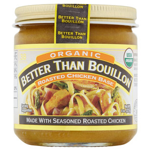 Better Than Bouillon Organic Roasted Chicken Base, Made with Seasoned Roasted Chicken, USDA Organic, Contains 38 Servings Per Jar 8 Ounce (Pack of 1)