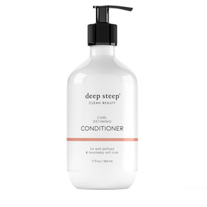 Deep Steep Curl Defining Conditioner, 17 oz  Nourishing Conditioner with Shea Butter, Aloe Vera, Rice Protein, Peppermint Oil & Glycerin  Silicone-