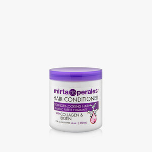 Mirta De Perales Conditioner for Thinning, Fine or Aging Hair | Collagen & Biotin + Wheat Protein, Vitamins & Botanicals | Strengthens, Volumizes, an