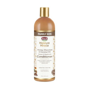African Pride Moisture Miracle - For Natural Coils & Curls, Nourishes & Shines, Sulfate Free, Color Safe (Conditioner)