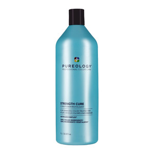Pureology Strength Cure Conditioner - For Damaged or Color Treated Hair, Hair Strengthening & Prevents Breakage, Vegan & Sulfate-Free