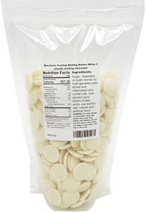 Merckens Coating Melting Wafers White melting chocolate, 2 pounds