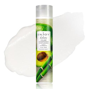 Enjoy Holistic Volume Conditioner - Lightweight Volumizing Conditioner for Fine Hair - Sulfate, Silicone & Paraben Free - Adds Body, Shine & Weightle