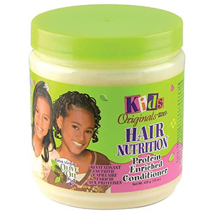 Originals by Africa's Best Kids Hair Nutrition Protein Enriched Conditioner, Natural Botanical Blend of Herbal Extracts, Vitamins and Proteins Moistu