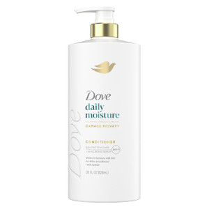 Dove Conditioner Daily Moisture for Dry Hair with Bio-Protein Care Technology and Hyaluronic Serum 28 Fl Oz