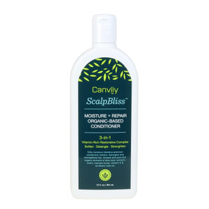 Canviiy ScalpBliss Moisture + Repair Organic-Based Conditioner, Designed with a Vitamin-Rich Restorative Complex to Reduce Breakage and Deliver Soft,