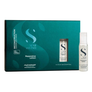 ALFAPARF MILANO Semi di Lino Reconstruction Reparative Lotion Treatment - Hair Repair for Damaged Hair, Adds Shine, Softness and Body - Thermal Prote