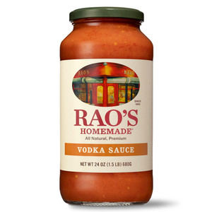 Rao's Homemade Vodka Sauce, 24 oz, Tomato Sauce, All Purpose, Keto Friendly Pasta Sauce, Premium Quality Tomatoes from Italy & Vodka